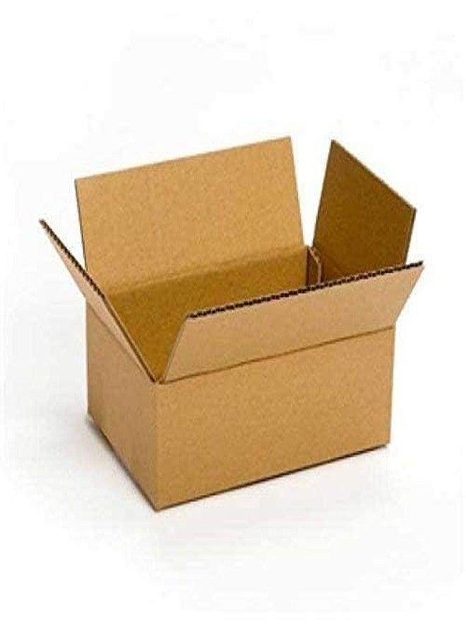 SANDUUQ Multipurpose Brown Cardboard Box for Packing, Packing Material, E-Flute Packing Flat Corrugated Boxes 8X5X3 inch 3 Ply Boxes for online Selling/E-commerce Shipping (Pack of 50) - Image 1
